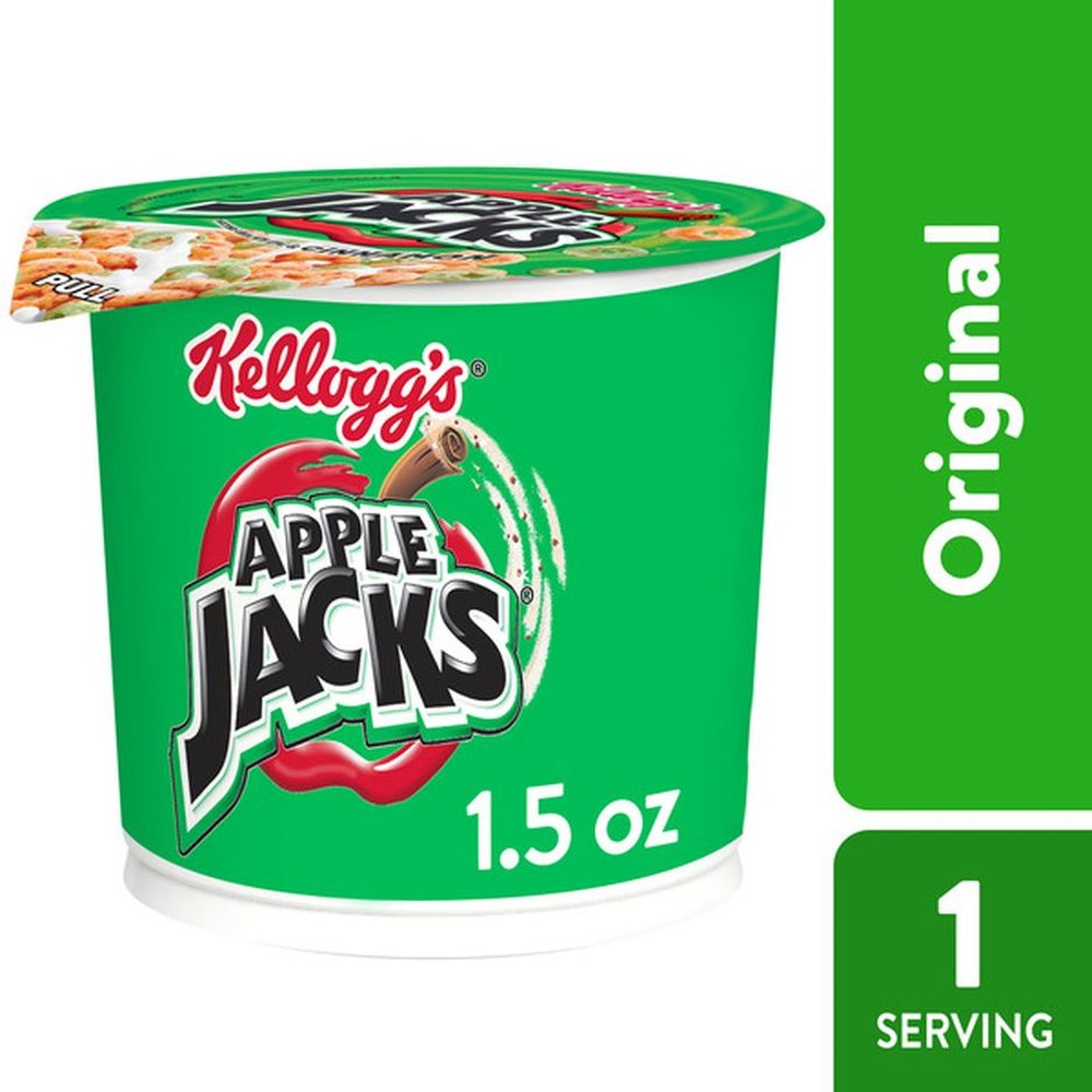 Apple Jacks Breakfast Cereal Cups, Kids Cereal, Family Breakfast, Original