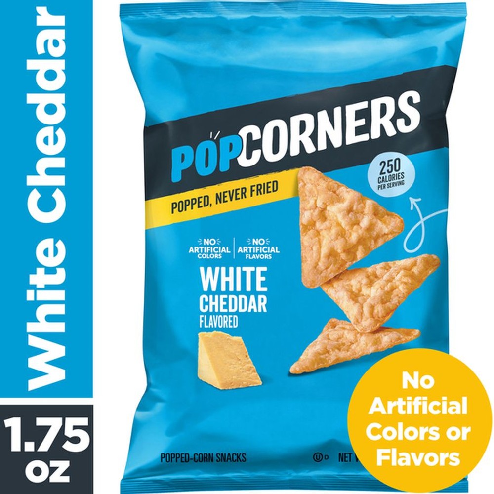 Popped-Corn Snack, White Cheddar Flavored