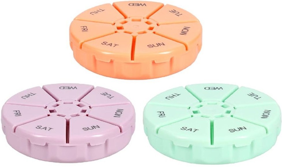 7 Day Pill Box Organizers