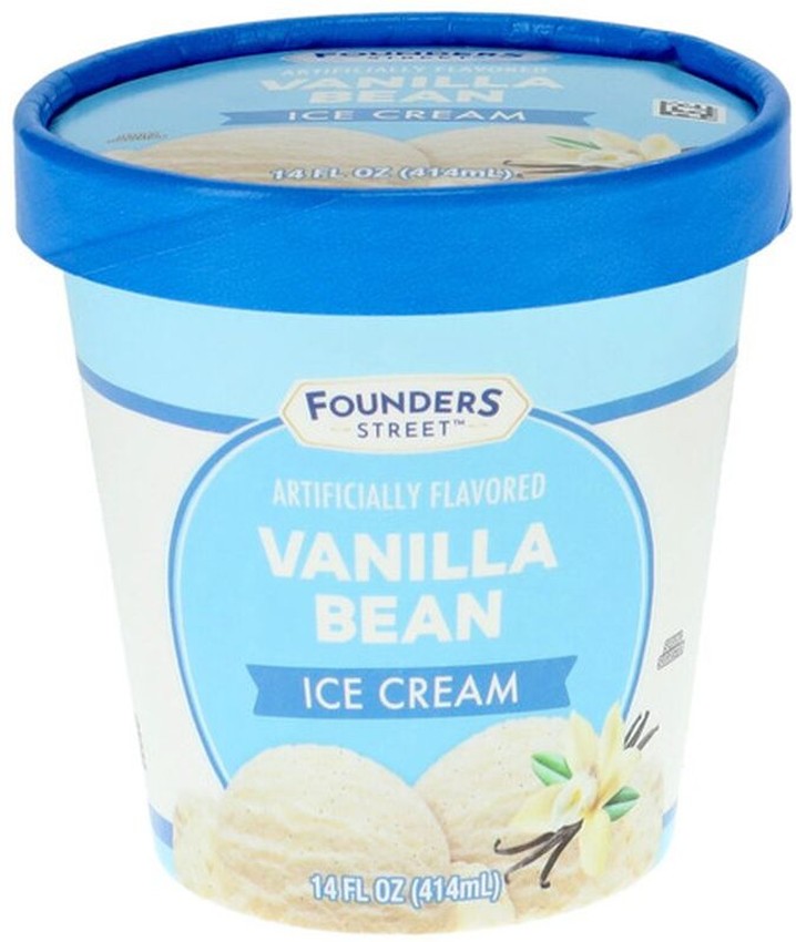 Vanilla Bean Flavored Real Ice Cream