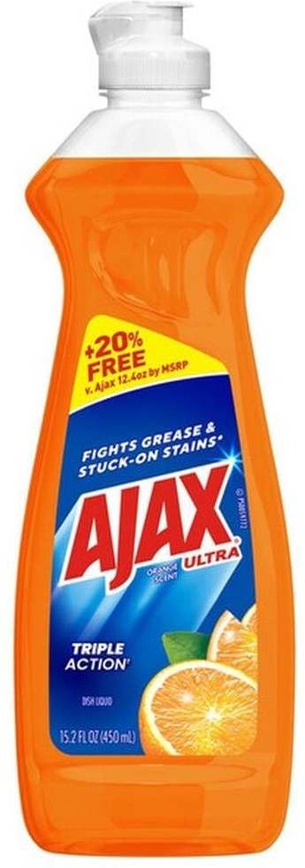 Orange Scent Ultra Triple Action Liquid Dish Soap