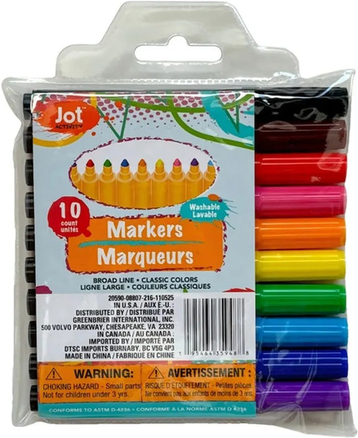 Colored Crayola Broad Line Markers
