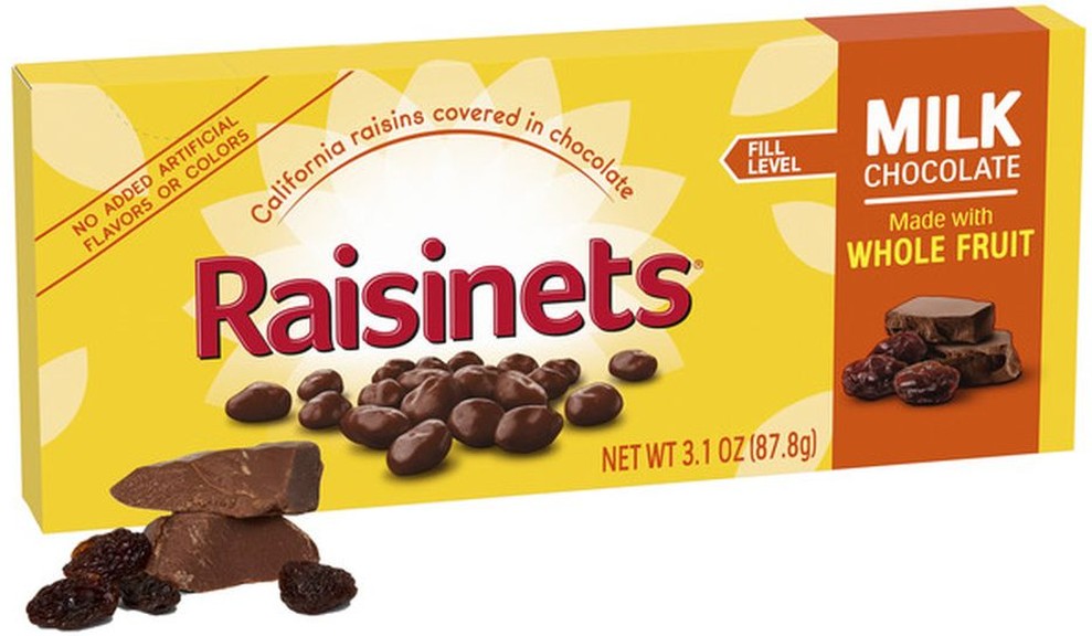 Milk Chocolate Covered Raisins, Concession Box, Bulk Ferrero Candy