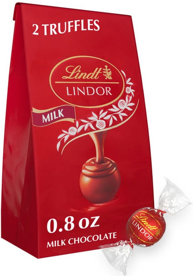 Lindor Milk Chocolate Candy Truffles