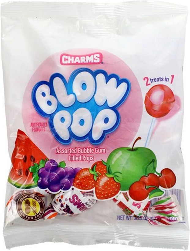 Pop Assorted Bubble Gum Filled Pops