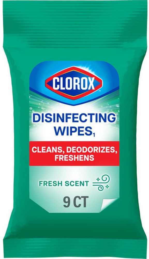 Disinfecting Wipes On The Go, Bleach Free Travel Wipes, Fresh Scent