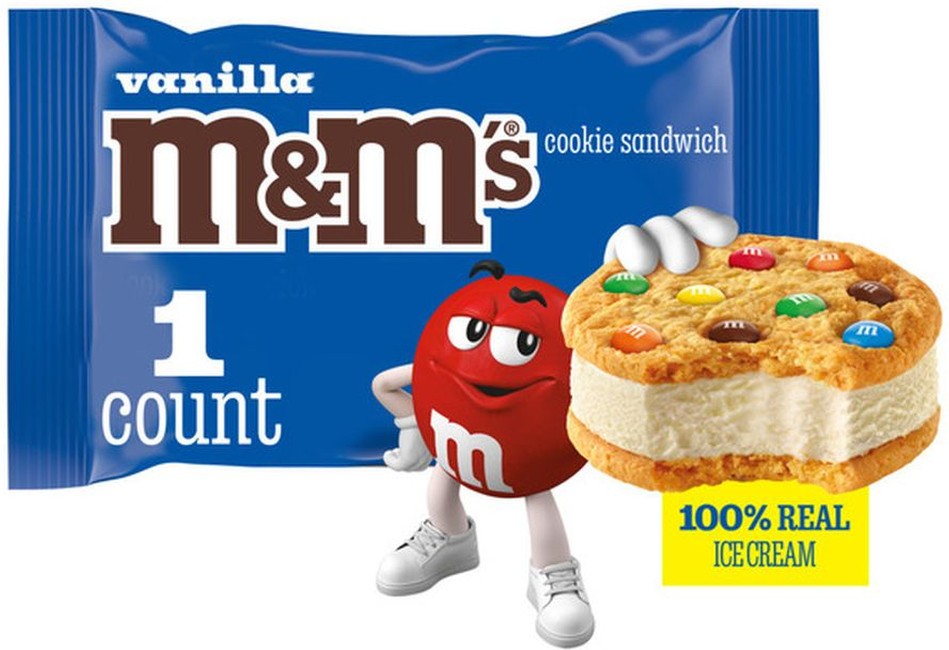 Vanilla Cookie Ice Cream Sandwich