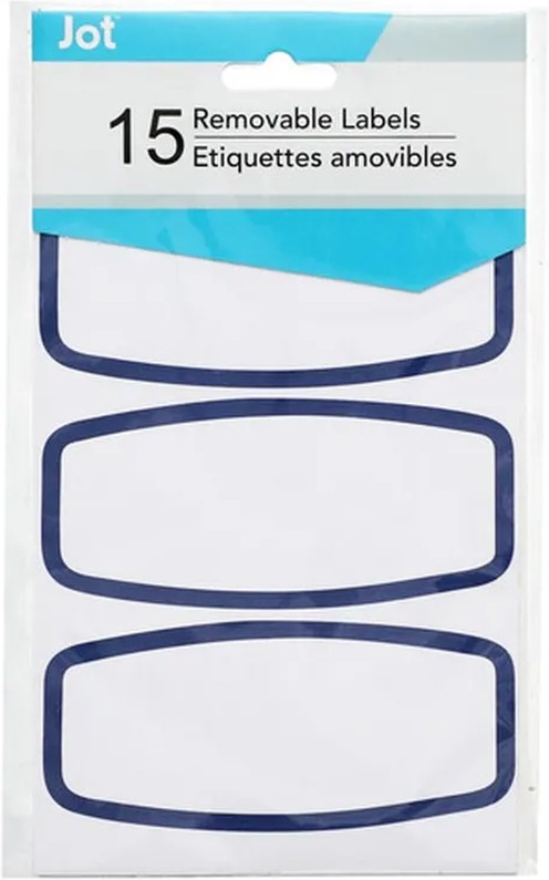 Print or Write Removable Paper Labels - White - 3.75" x 1-5/8"