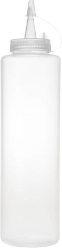 Clear Condiment Bottles