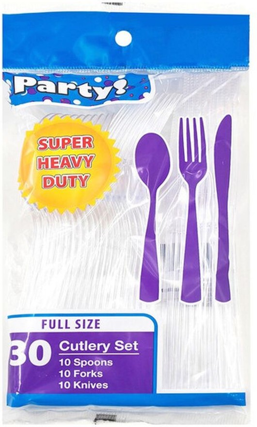 Superb Heavy Duty Cutlery Set - Spoons, Forks, Knives