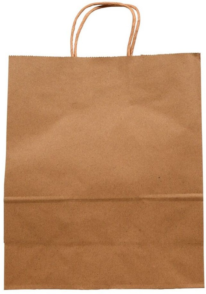 Large Natural Clear Kraft Bag