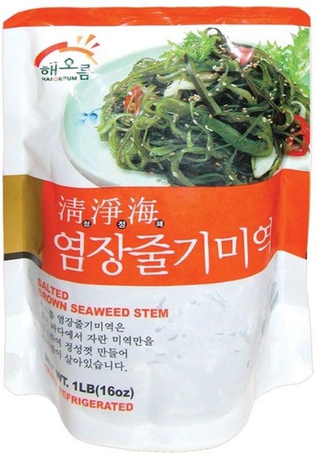Salted Brown Seaweed Stem