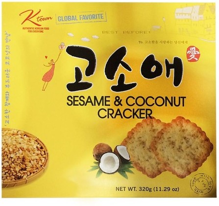 Sesame & Coconut Crackers