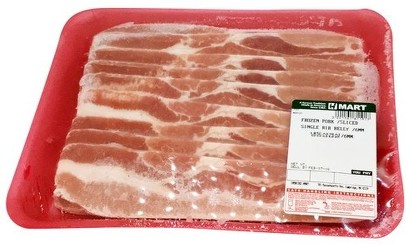 Boneless Sliced Pork Belly Rib