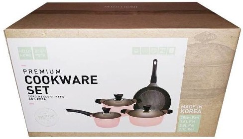 Eco-tech Pink Cookeware Set