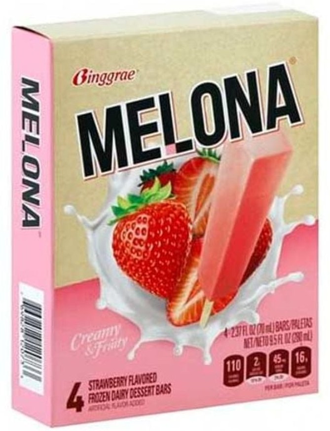 Melona Strawberry Mochi Ice Cream