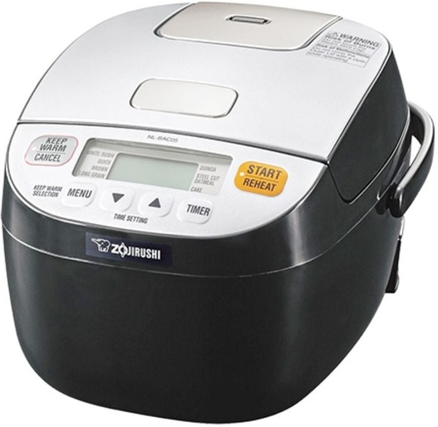 NL BAC05 Silver & Black Micom Rice Cooker & Warmer