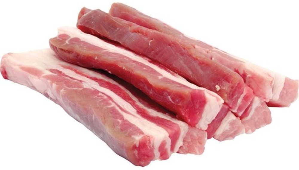 Sliced Single Pork Belly BBQ