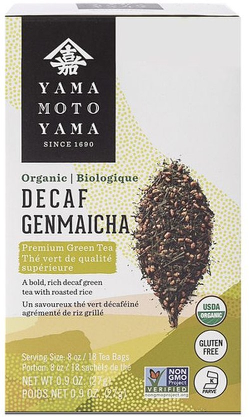 Organic Decaf Genmaicha Green Tea Bags