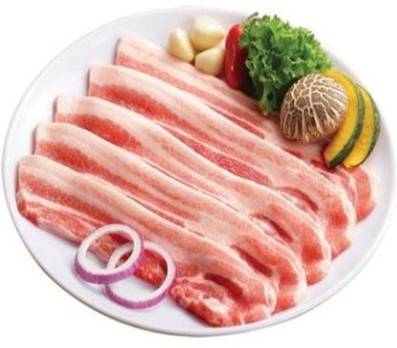 Sliced Single Pork Belly BBQ