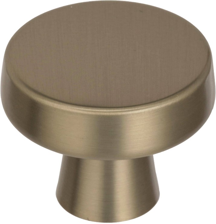 Blackrock 1-5/16-in Golden Champagne Round Transitional Cabinet Knob