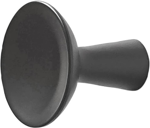 Maven 2-5/16-in Matte Black Round Modern Cabinet Knob 5 -Pack