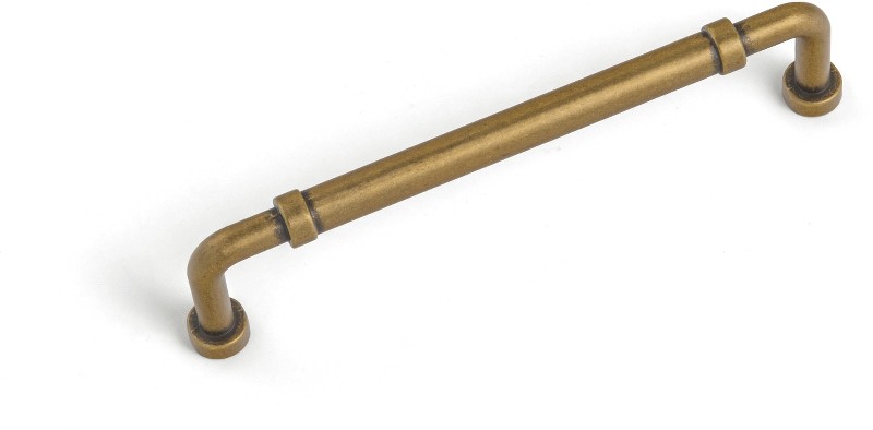 5-1/16-in , 128mm Center to Center Antique Brass Cylindrical Bar Drawer Pulls 6 -Pack