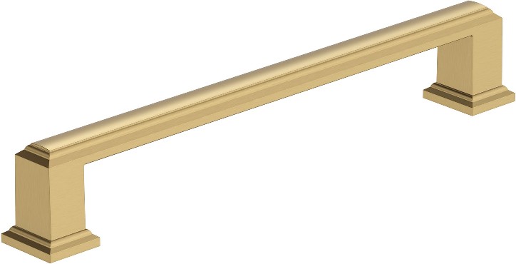 Appoint 6-5/16-in , 160mm Center to Center Champagne Bronze Cylindrical Bar Drawer Pulls