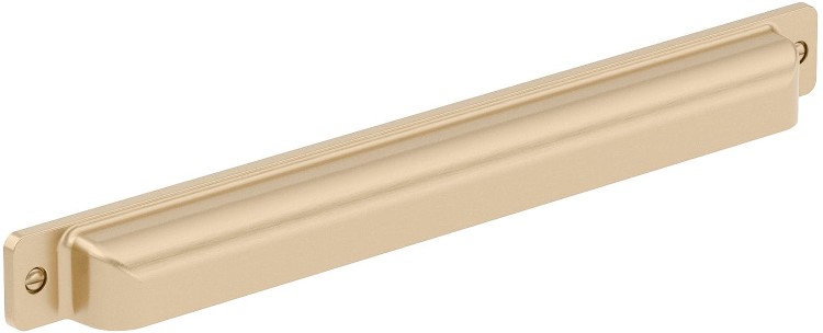 Torino 12-5/8-in , 320mm Center to Center Champagne Bronze Rectangular Cup Drawer Pulls