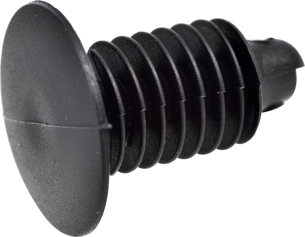 2-Pack 1/4-in Black Nylon Rivet