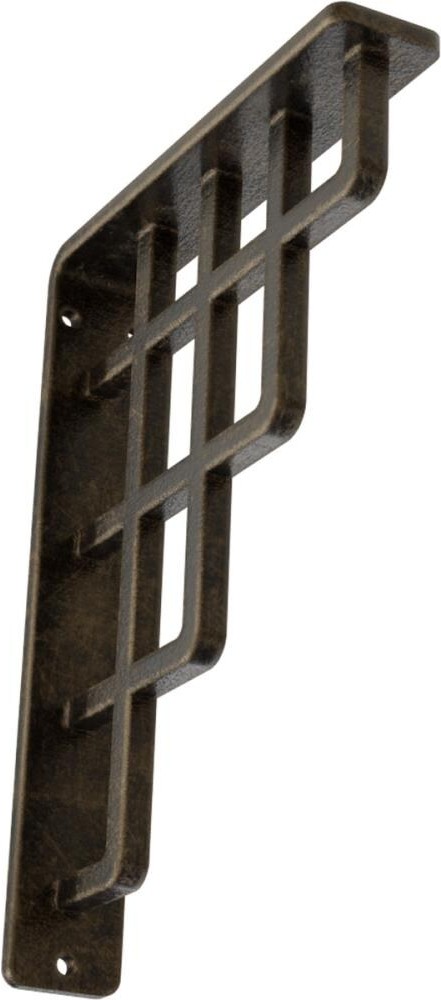 Diane 5.5-in x 1.5-in x 8-in Antique gold Wrought iron Mounting bracket