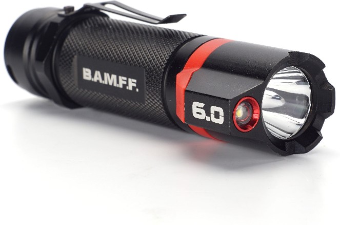 BAMFF 600-Lumen 6 -Adjustable Mode LED Rechargeable Spotlight Flashlight