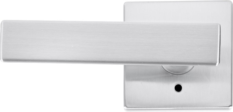 Kira Satin Nickel Interior or Exterior Bed/Bath Privacy Door Handle