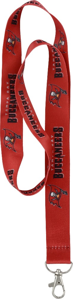 Tampa Bay Buccaneers Red, black and white Lanyard