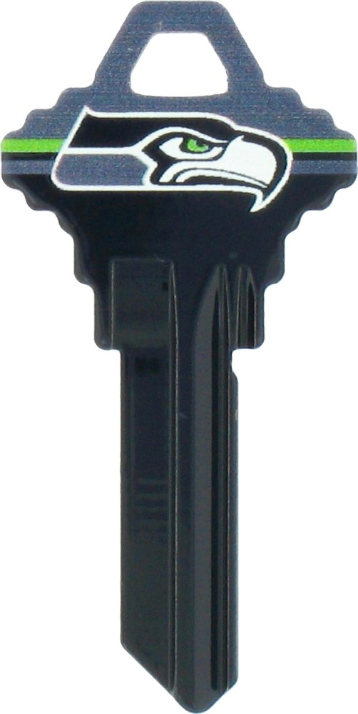 Seattle Seahawks Multicolor #68 Brass House/Entry Key Blank