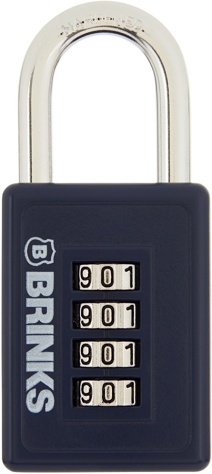 Locker Gym and Sports Combination Padlock, 1-1/2-in Wide x 1-1/8-in Shackle