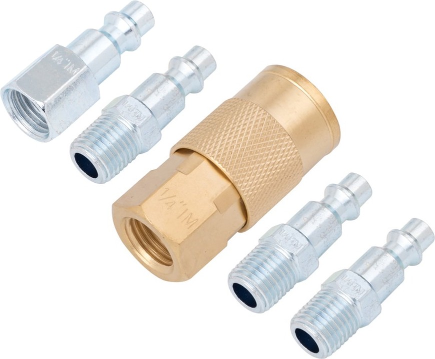 5-Piece 1/4-in Industrial Connect Kit