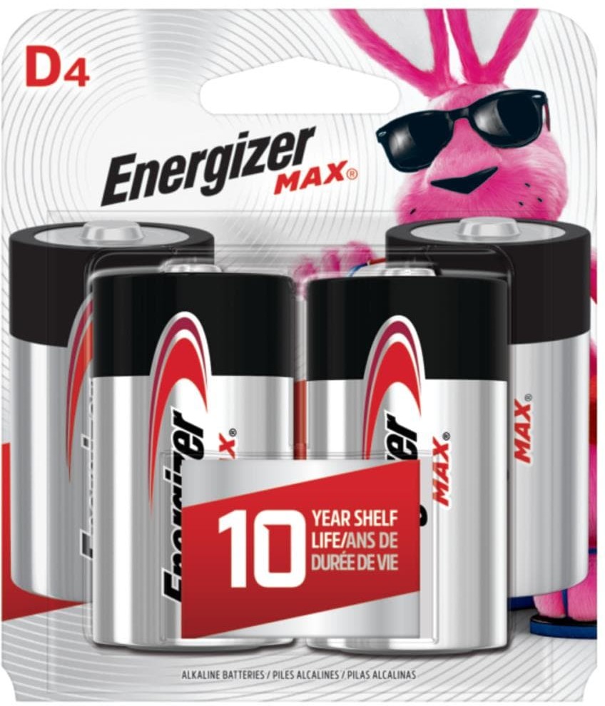 MAX Alkaline D Batteries ( 4 -Pack )
