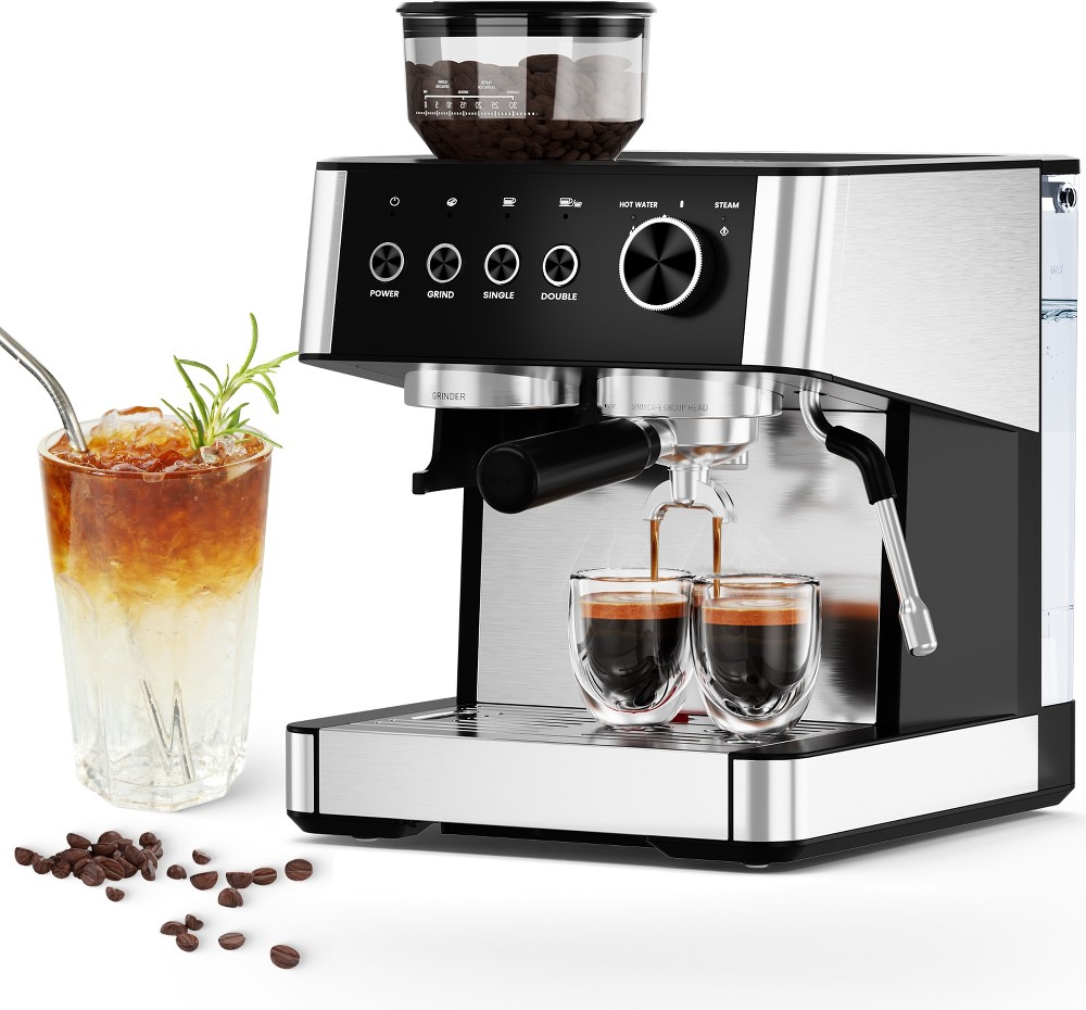 2 -Cup Programmable Residential Drip coffee maker ( Stainless Steel Black )
