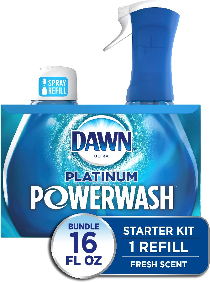 Ultra Platinum Powerwash Starter Kit 2 -Pack 16-fl oz Fresh Dish Soap