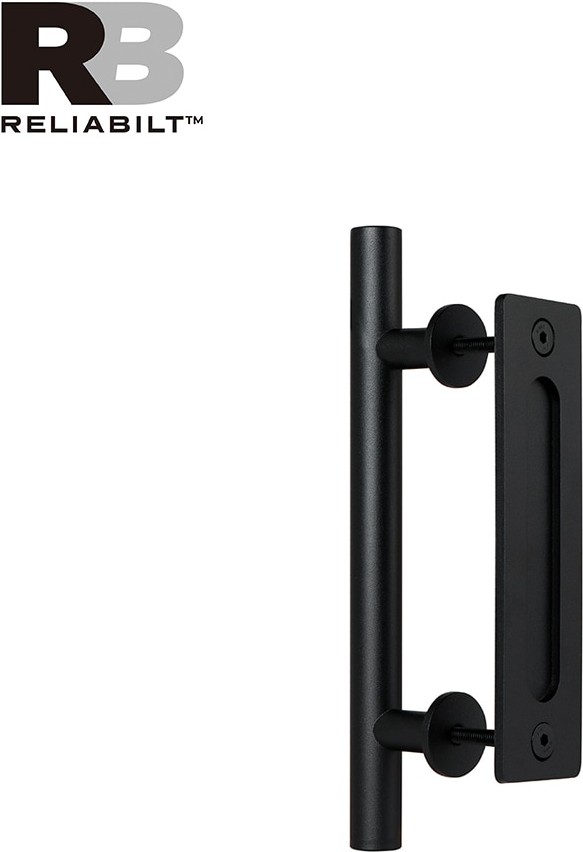 Matte black Indoor Single Barn door handle