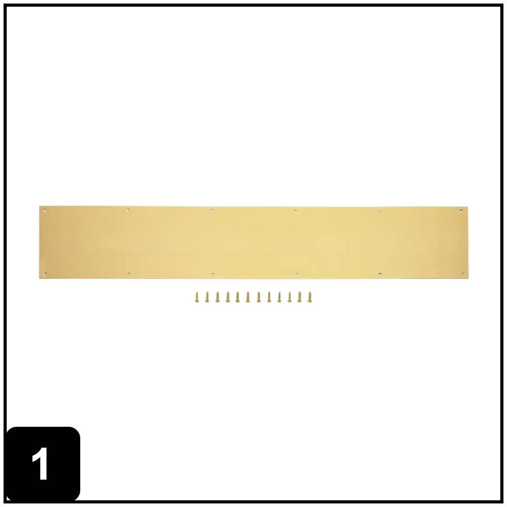 8-in W x 34-in H Kick Plate