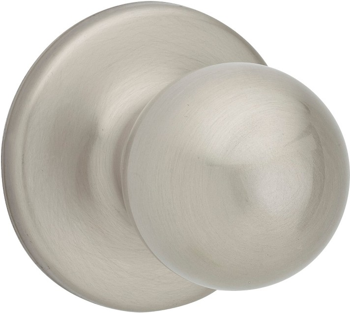 Polo Satin Nickel Interior or Hall/Closet Passage Door Knob