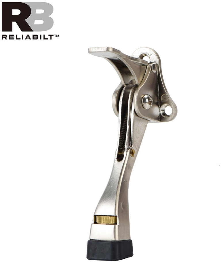 4-3/4-in Satin nickel Kick-down Door Stop