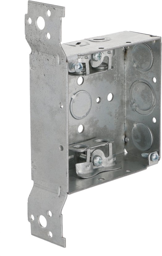 RACO 2 -Gang Metal New work Square Electrical Box