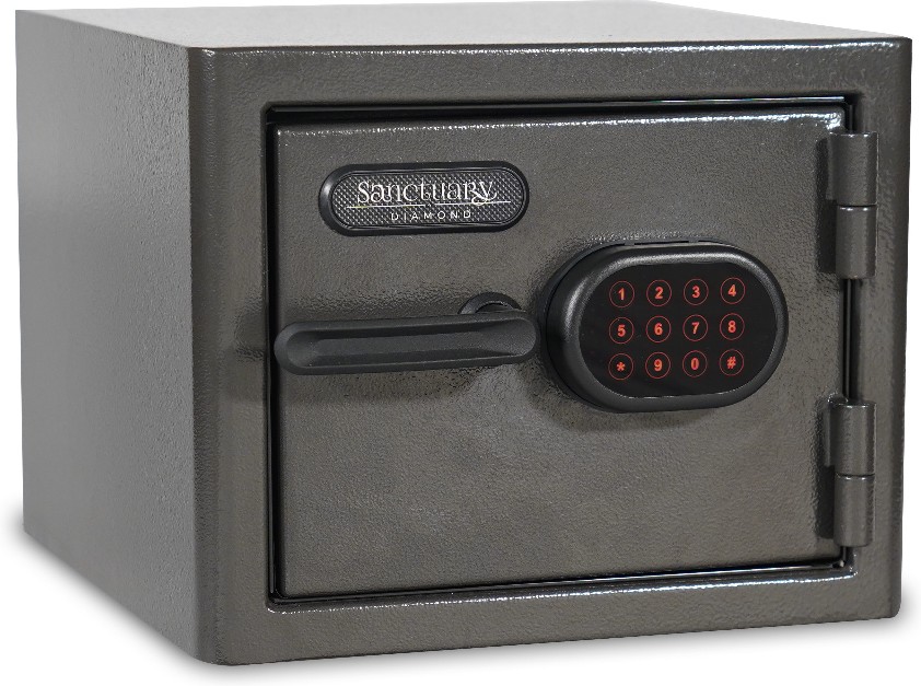 0.79-cu ft Fire Resistant Waterproof Small Home safe with Electronic/Keypad Lock