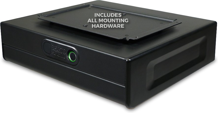 Quick Access Drop Action 1 -Gun Biometric Lock Gun case with Interior Lighting