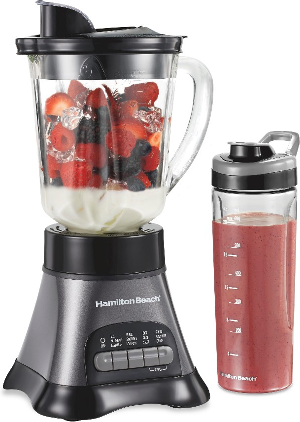 Wave Action 40-oz 12 -Speed Countertop blender ( Grey )