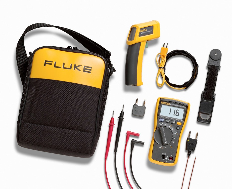 116/62 MAX+ Technician's Combo Kit Digital Display Multimeter 600 -Volt