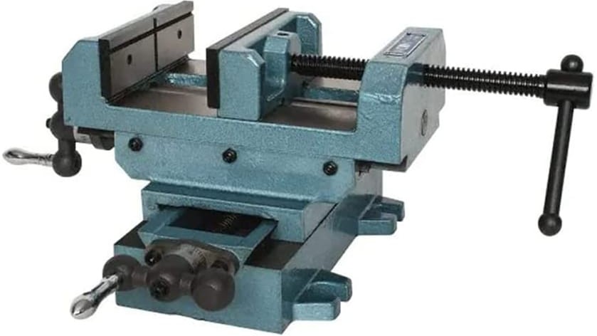 5-in Cast iron Cross Slide Drill press Vise